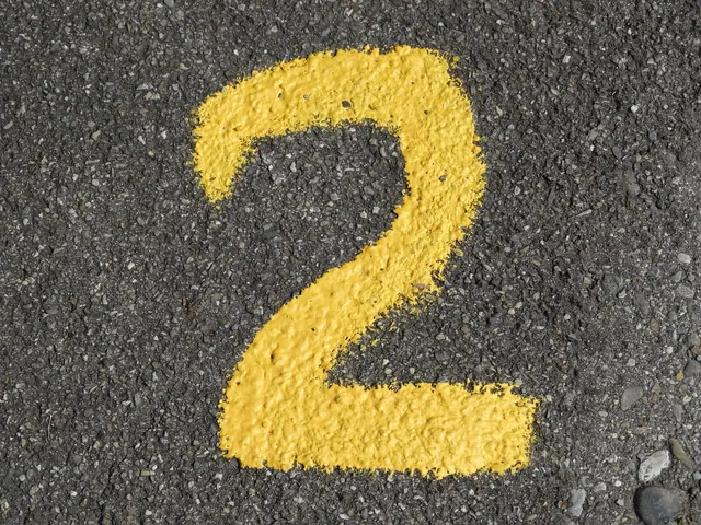 number, advertisement, yellow, colour, asphalt, road, digit, numbering, two, number, number, number, number, number. Building a two-day itinerary around one guided road trip operator