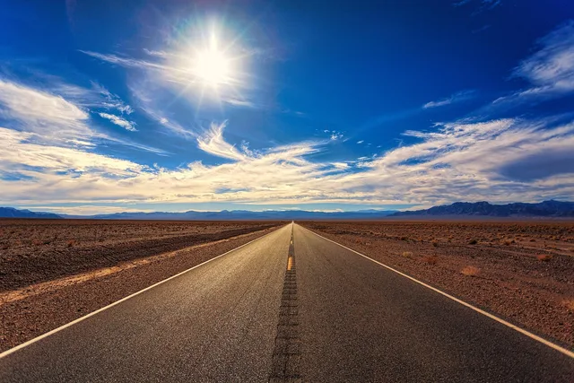 death valley, desert, highway, road, rural, countryside, landscape, sky, nature, sunny, california, desert, highway, road, road, road, road, road, sky, sky. Accessible backroads, which historic highways meet ADA and state standards