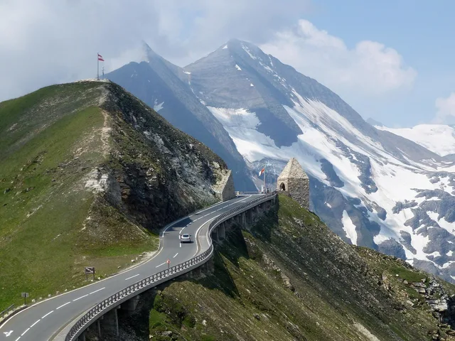 alpine road, mountains, nature, austria, grossglockner, mountain road, glacier. Elevation, not mileage: pacing a historic highway route properly