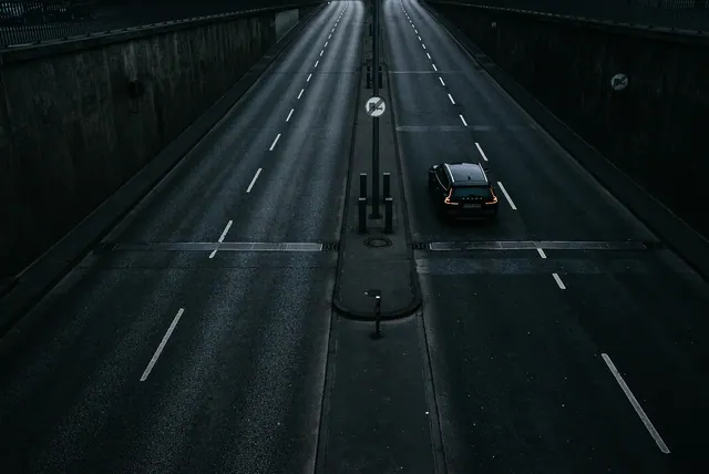 road, highway, car, travel, car wallpapers, automobile, vehicle, roadway, traffic, urban, city, asphalt, dark